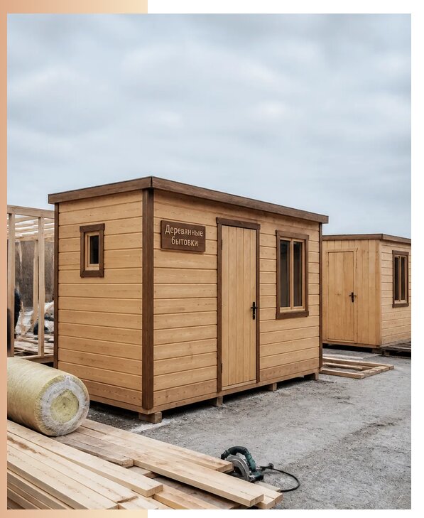 Деревянные бытовки в Истре изготовление, продажа и аренда